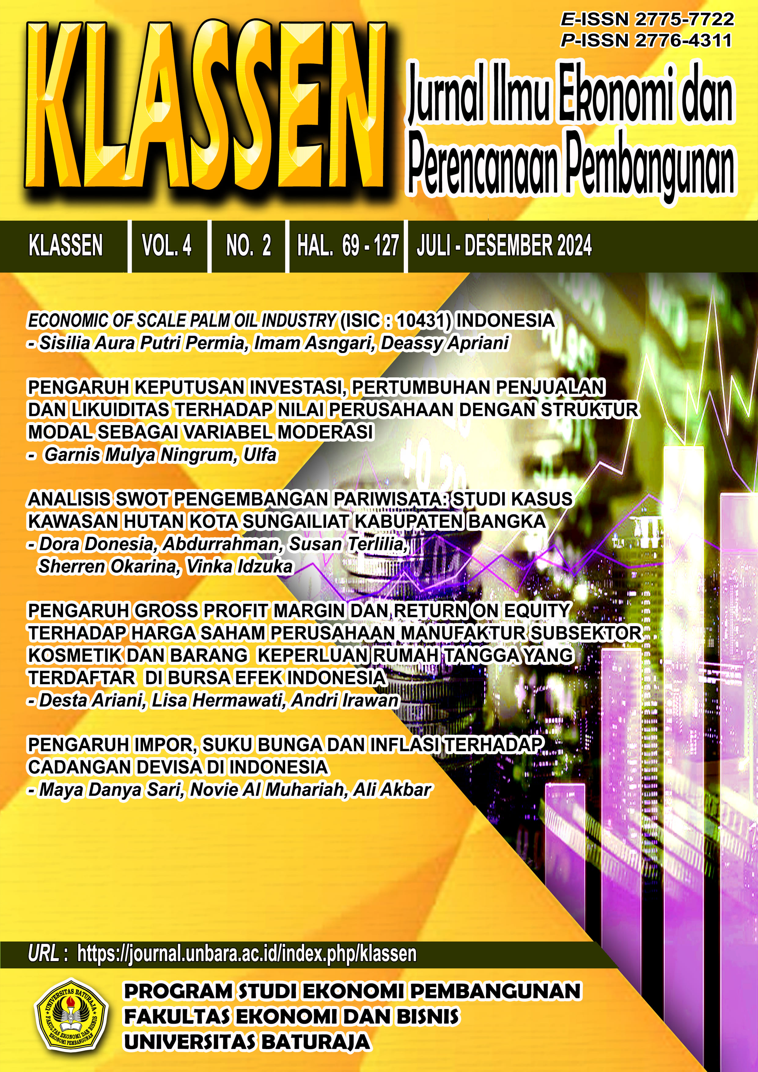 					View Vol. 4 No. 2 (2024): JURNAL KLASSEN
				